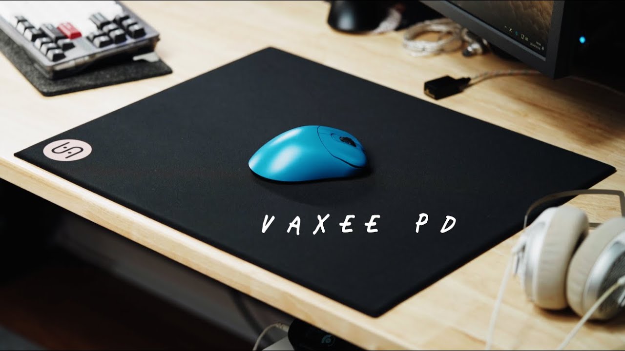 VAXEE PD mouse pad with a hard, slip-resistant middle layer - YouTube