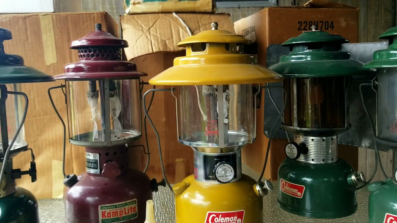 Gold bond Coleman lantern score - YouTube