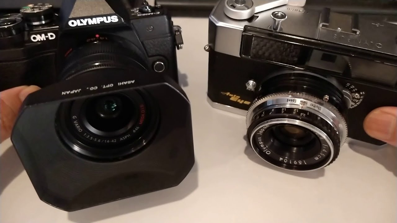 1960年代のフィルムカメラ OLYMPUS Auto Eye 日本が世界初の製品を世に