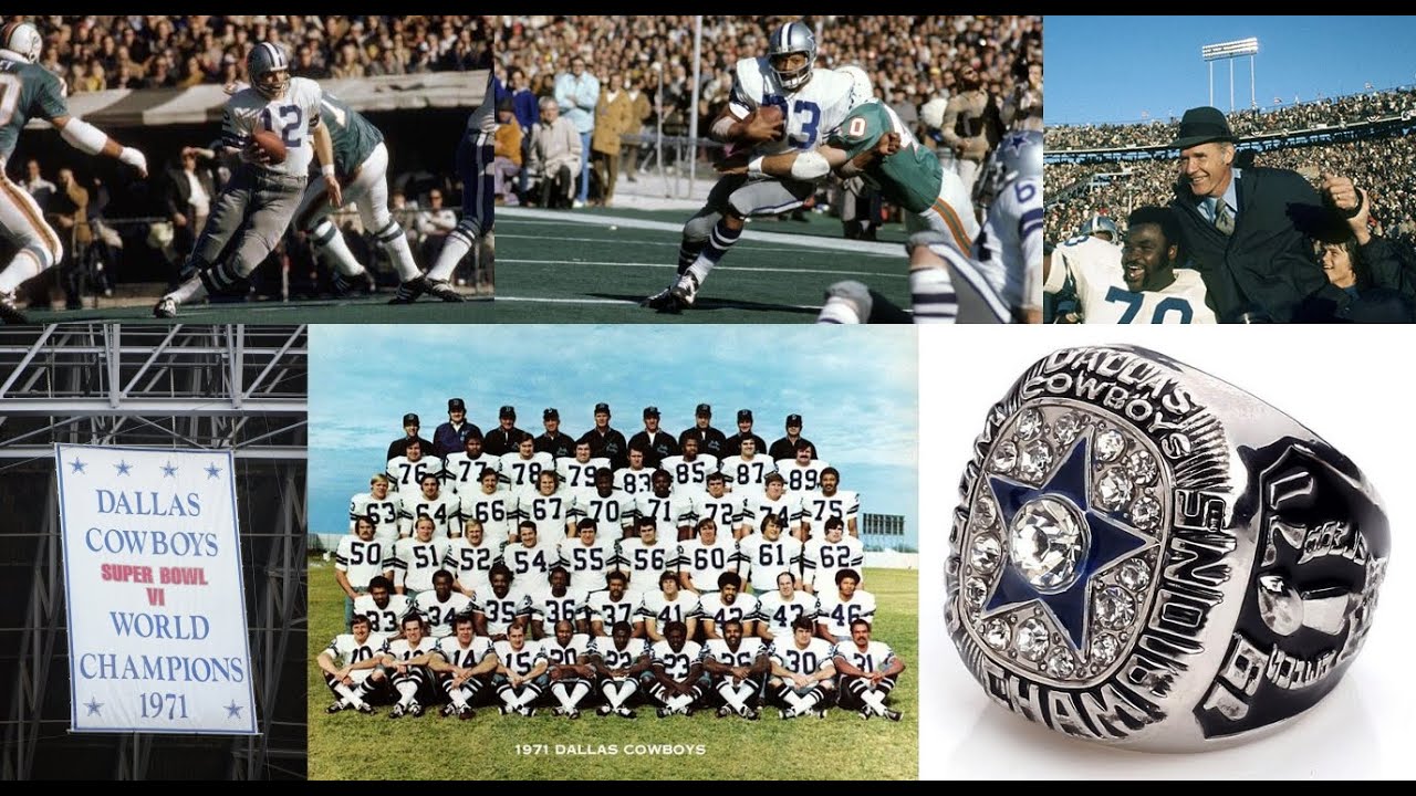 Dallas Cowboys 1971 Super Bowl VI Champions - YouTube