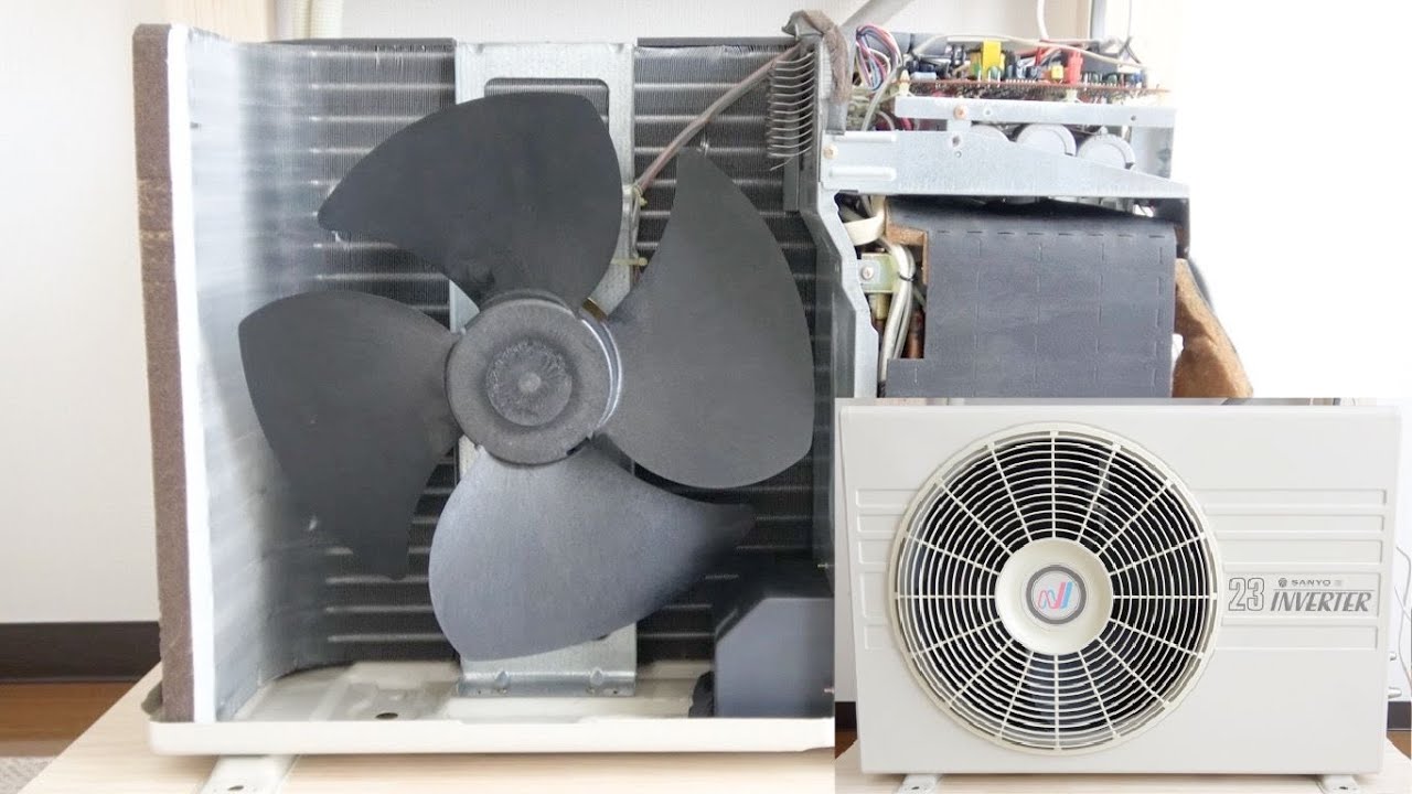 昭和レトロなインバーターエアコン】三洋エアコン室内機 SAP-KV23ED