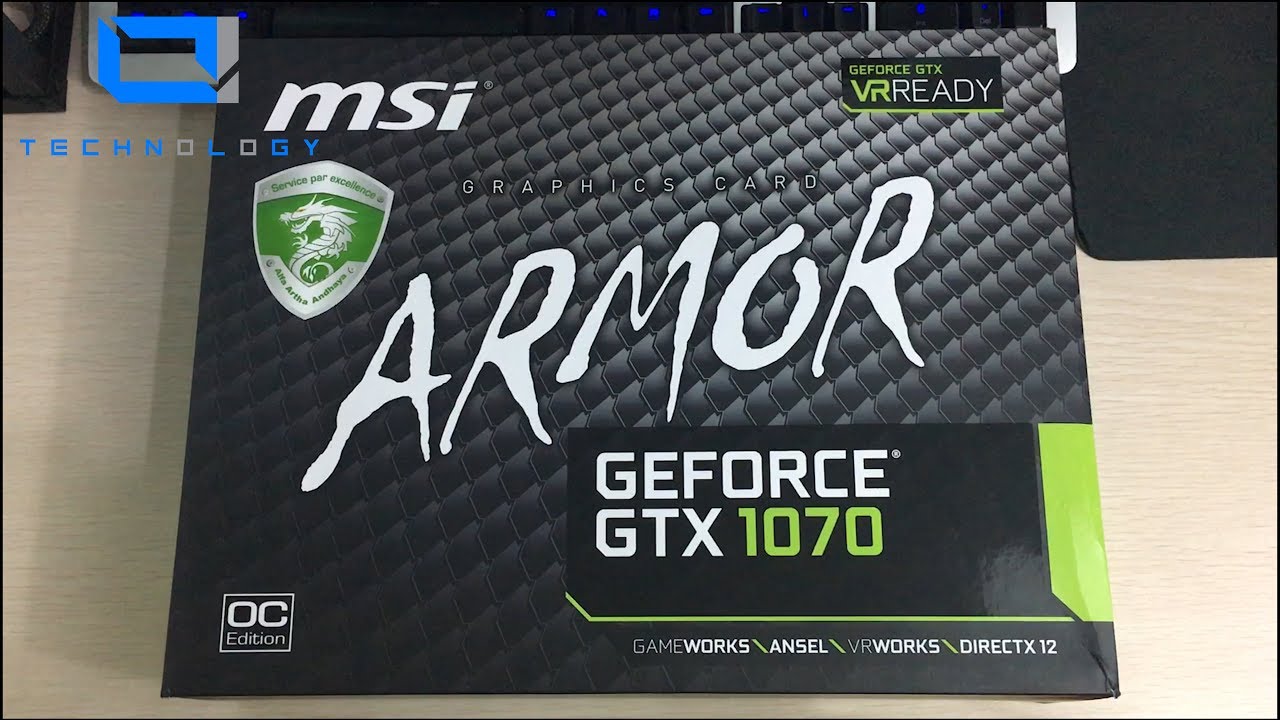 MSI GTX 1070 Armor X2 Unboxing and Overview - Best price
