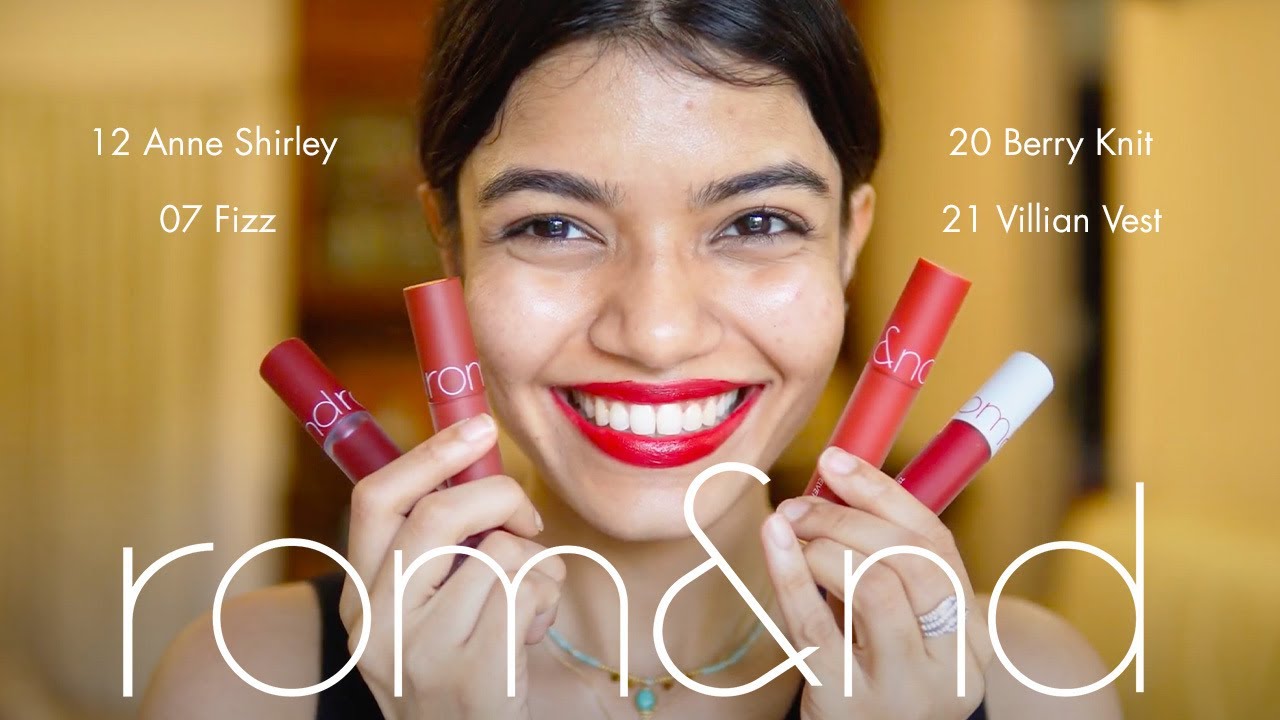 Get Festive Red Lips in 5 Minutes with Rom&nd ZERO Velvet Tint