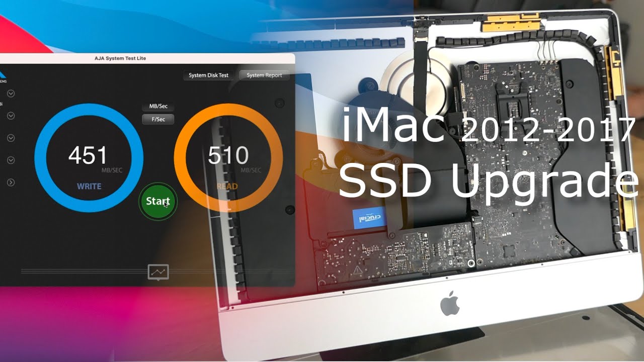 iMac 2012-2017 SSD Upgrade - YouTube