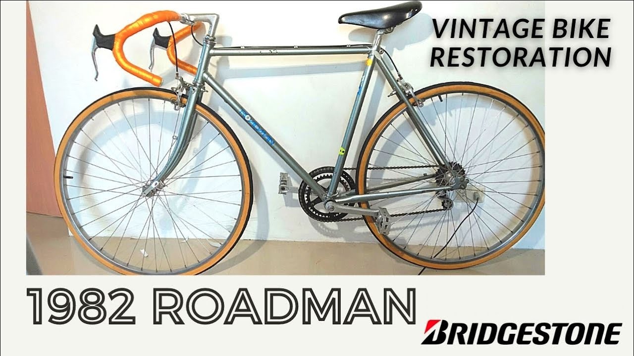 OLD ROAD BIKE: 1982 BRIDGESTONE ROADMAN (TRIAL BUILD) // VINTAGE