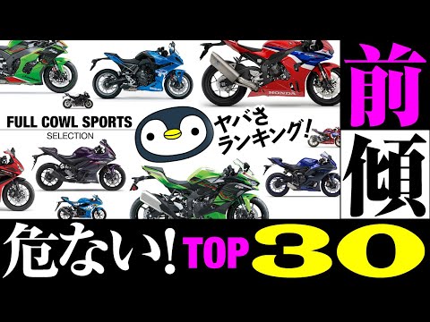 フルカウルバイク、前傾ヤバさランキング【国内全30車種】 - YouTube