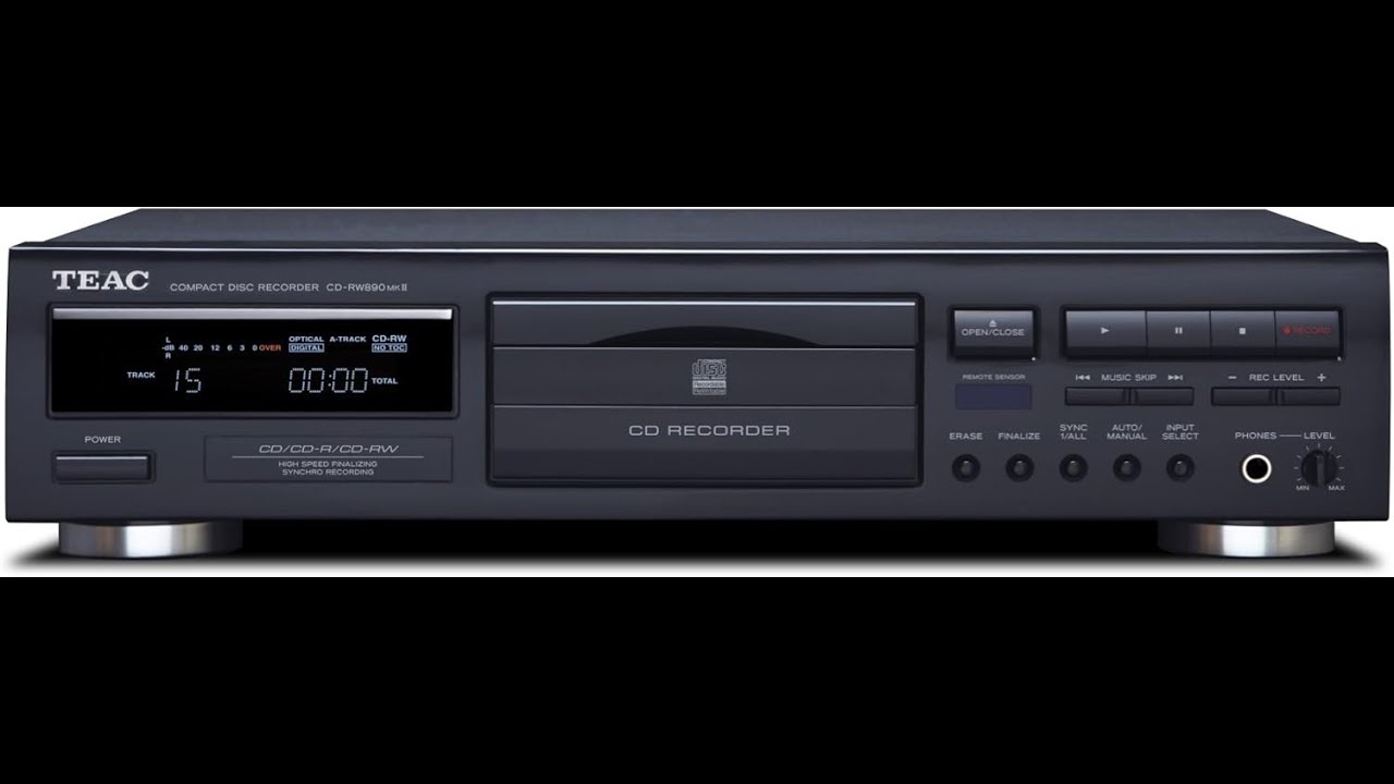 Teac CD-RW890MK2-B Home Audio CD Recorder Review - Pros & Cons