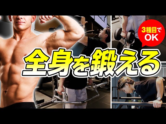 Quickest] Special menu for efficiently training all muscles at