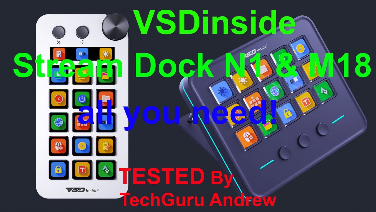 VSDinside N1 & M18 Stream Dock - YouTube