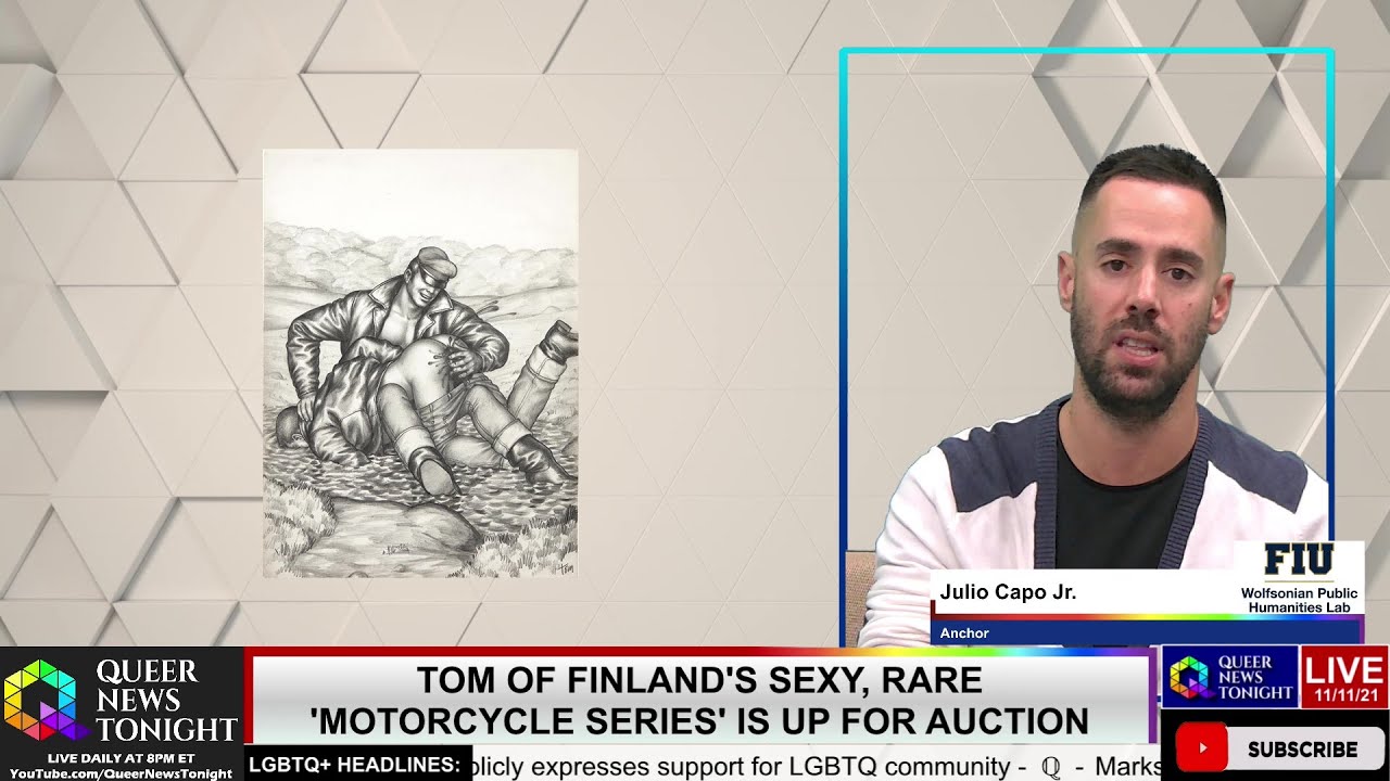 Tom of Finland's Sexy, Rare 'Motorcycle Series' Is Up For Auction