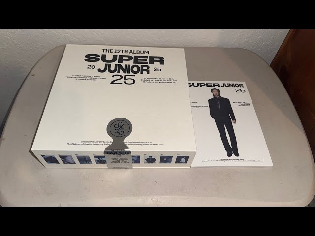 Super Junior 12th Full Album Super Junior25 Unboxing (25 Ver