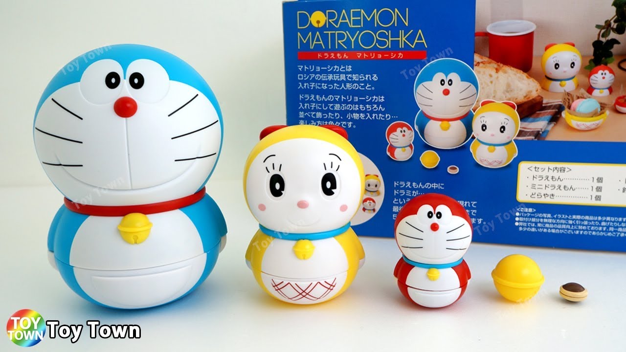 Doraemon Matryoshka Dorami Surprise toys with Figure in Матрёшка