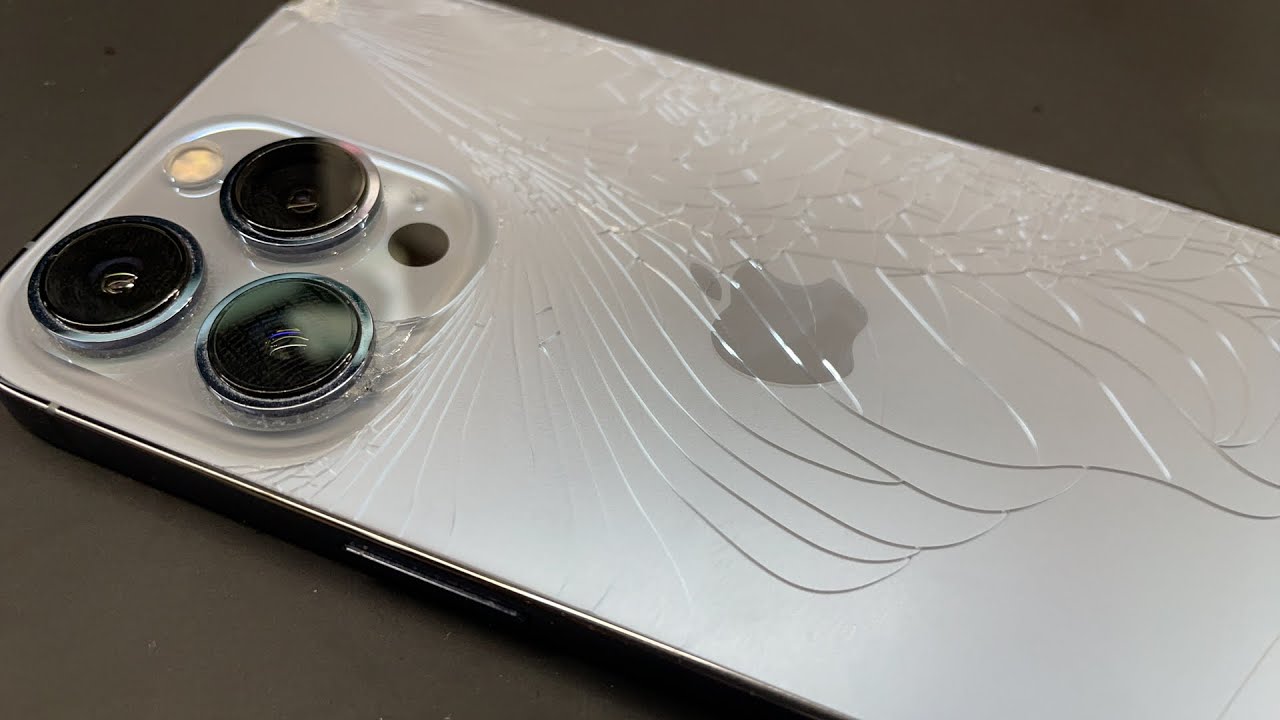 背面ガラス割れ修理💪🏼iPhone 13 Pro - YouTube