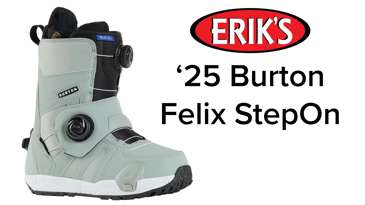 2025 Burton Felix Step On Women's Snowboard Boots - YouTube