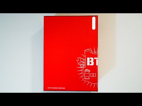 Unboxing | BTS - 2017 Season's Greetings - YouTube