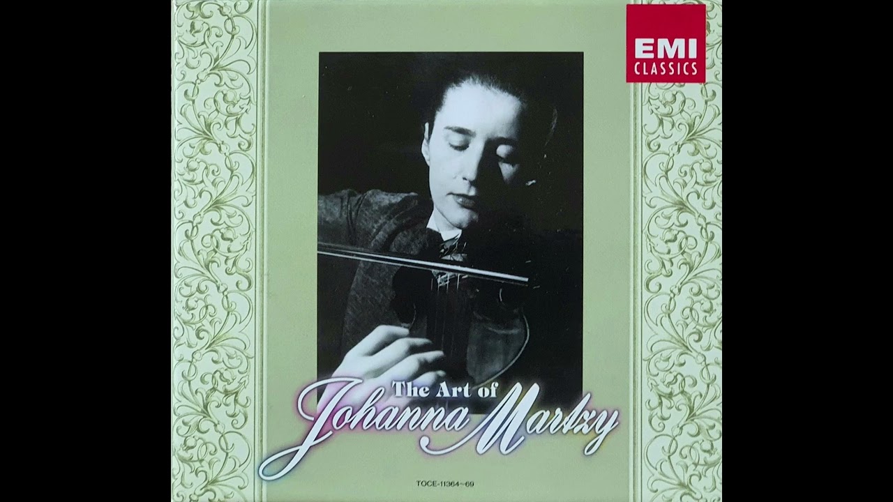 Johanna Martzy - Bach: Sonata No. 1 for Unaccompanied Violin in G