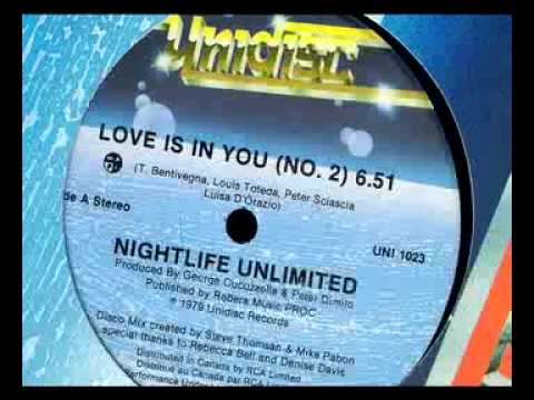 Nightlife Unlimited - Love Is In You (No 2) - UNI 1023 - YouTube