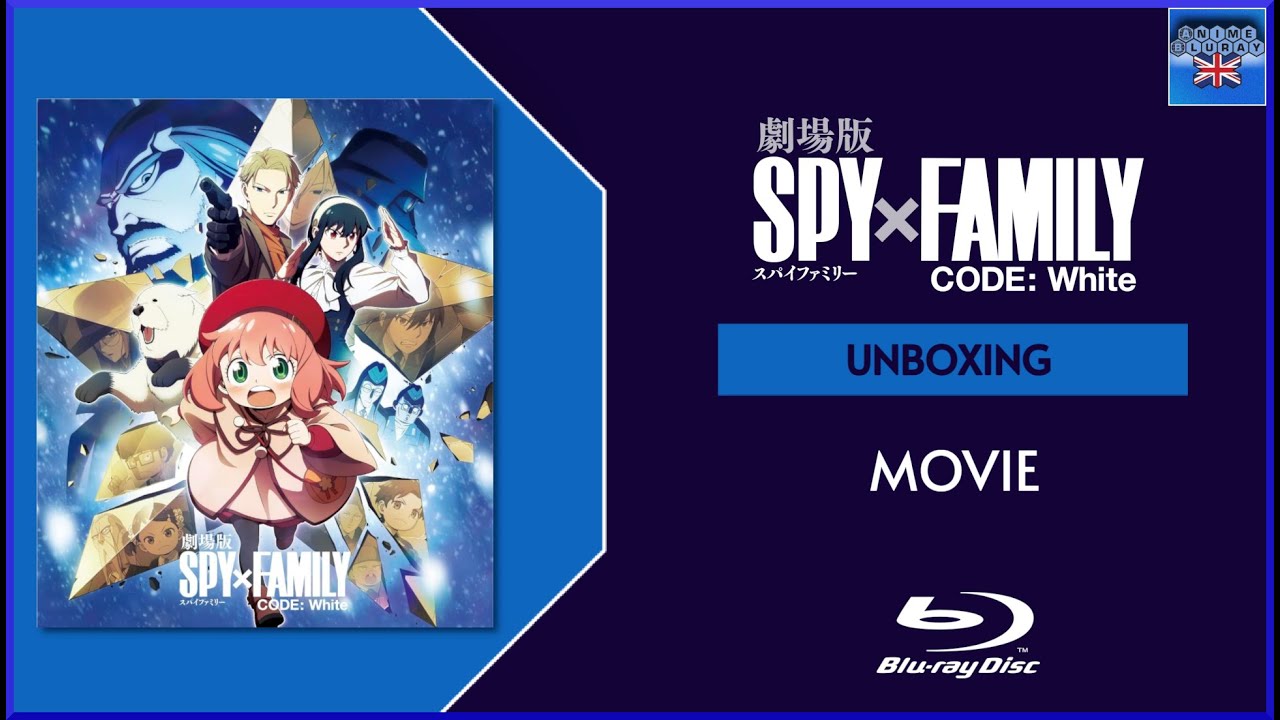 SPY x FAMILY CODE: White Unboxing (Blu-Ray) [JAPAN] - YouTube