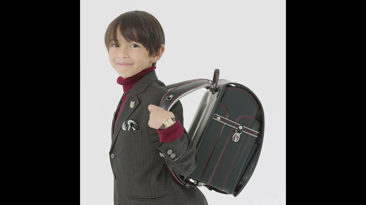 ランドセル|中村鞄製作所【公式】 / No.6 牛革ボルサ 黒/レッド（2027年）