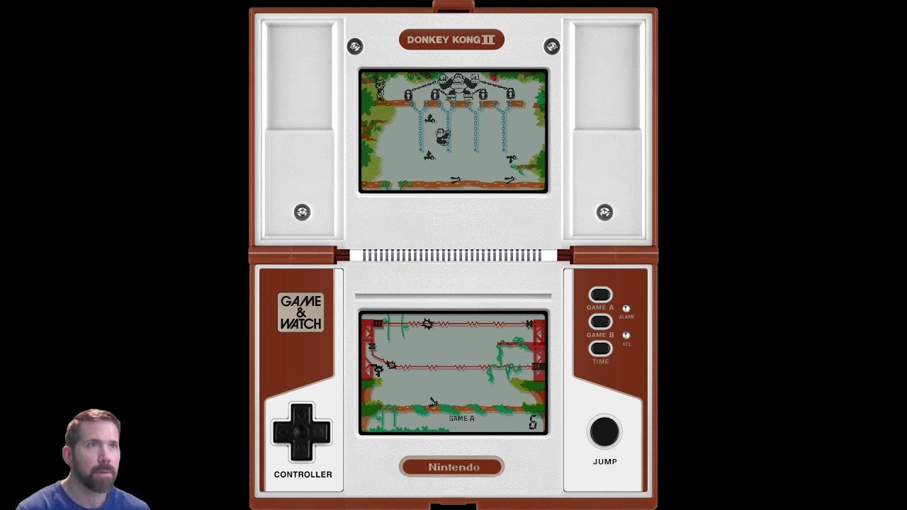 Nintendo Game & Watch: Donkey Kong II MAME Gameplay - YouTube