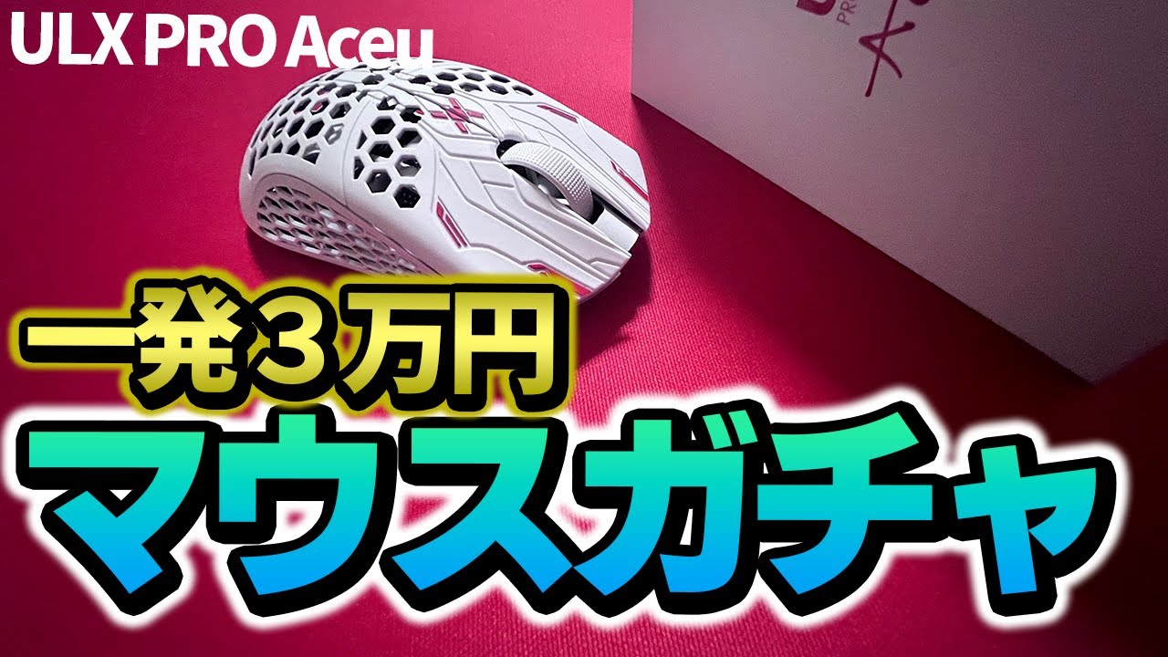 I bought the 30,000 yen mouse [Finalmouse ULX PRO Aceu cheetah