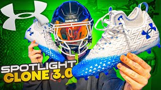 The Heel Lock is Insane!!! Under Armour Spotlight Clone 3.0 Cleats