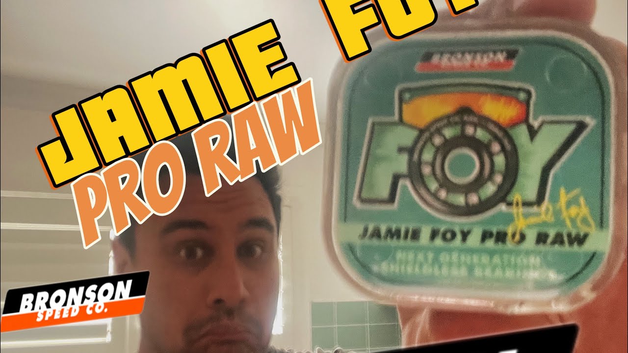 Jamie Foy New Pro Bronson RAW Bearings - YouTube