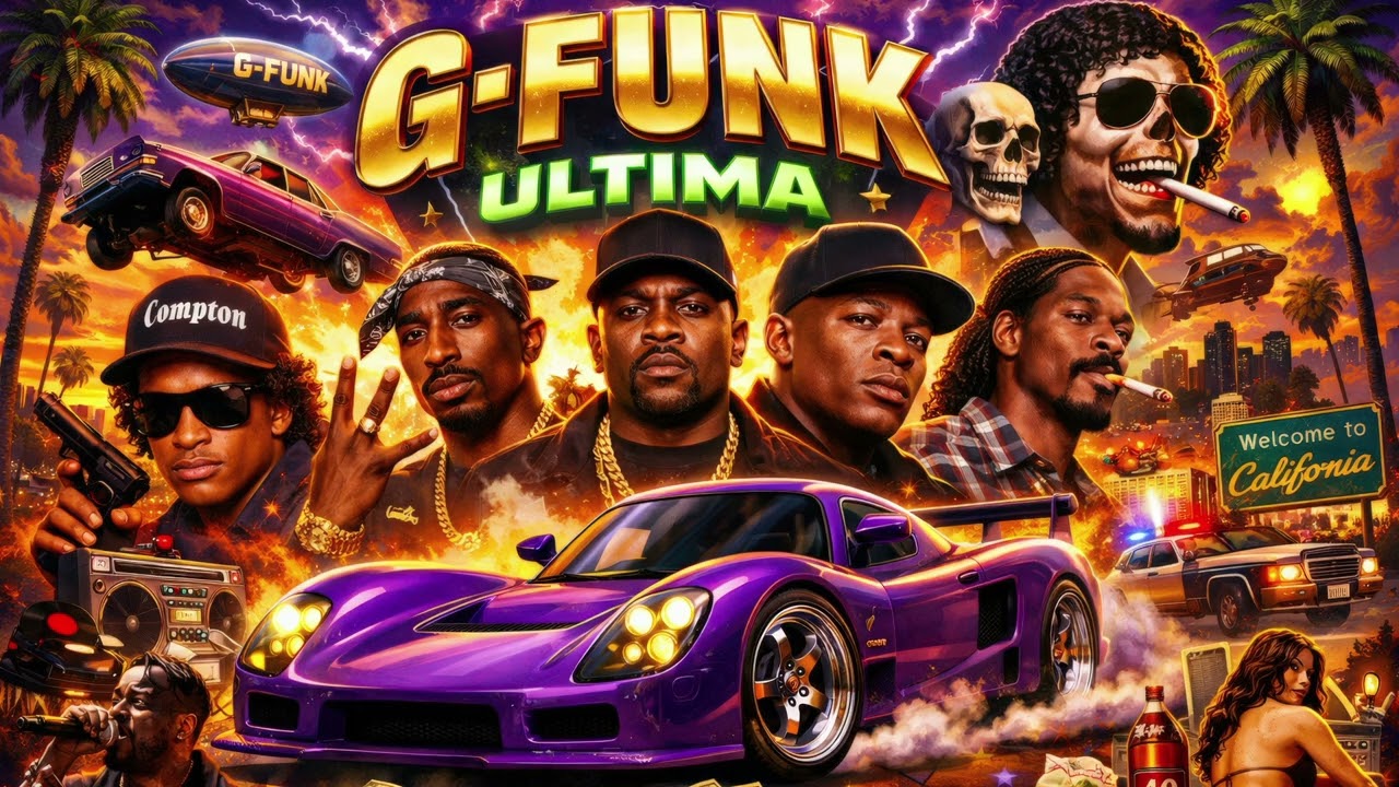 洋楽 DJ MT g-rap g-funk g-luv grap West Coast Vibes - G-Funk & 90s