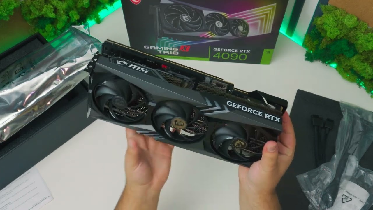 Unboxing MSI GeForce RTX 4090 GAMING X TRIO - YouTube