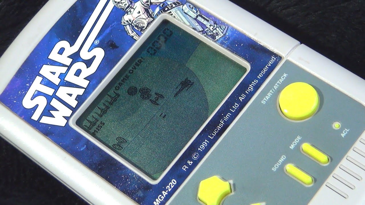 電子ゲーム】マイクロゲーム スターウォーズ 後ろ並び シューティー