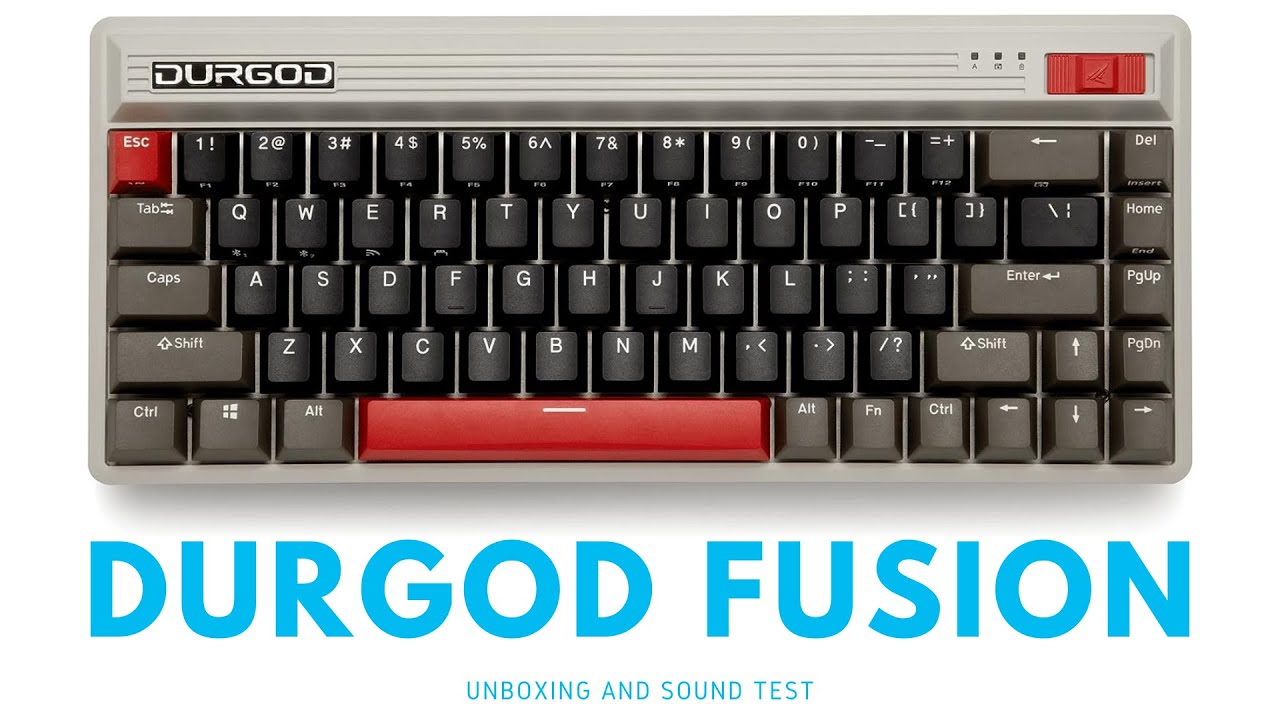 DURGOD Fusion - Unboxing and Sound Test - YouTube