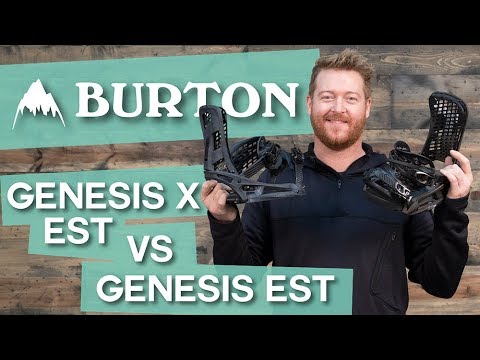 2018 Burton Genesis EST vs Genesis X EST Snowboard Bindings