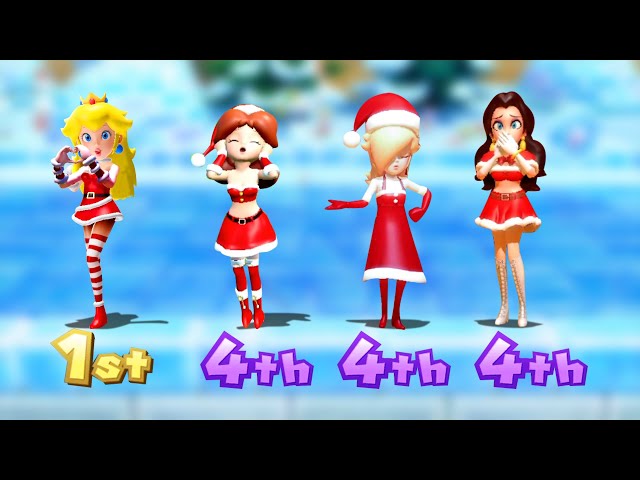 マリオパーティシリーズ】ピーチ姫 VS 3人プレイのプリンセス - YouTube
