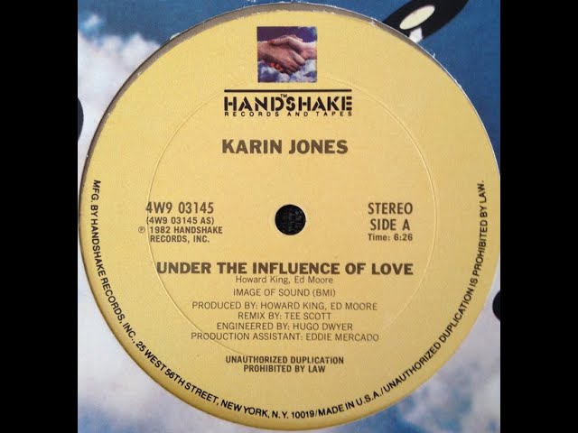 Karin Jones - Under The Influence Of Love (Disco-Funk 1982) - YouTube
