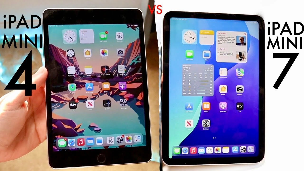iPad Mini 7 Vs iPad Mini 4! (Comparison) (Review) - YouTube