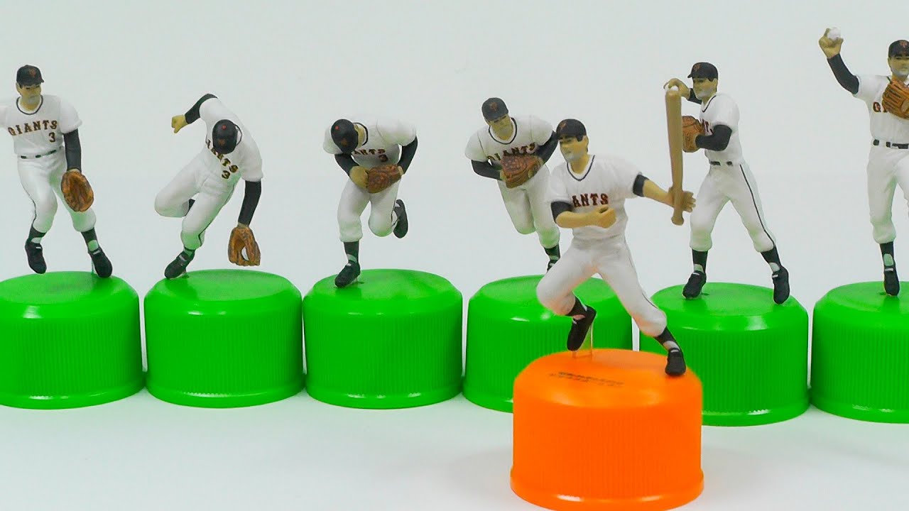 長嶋茂雄 フィギュア(ボトルキャップ) 全8種 - YouTube