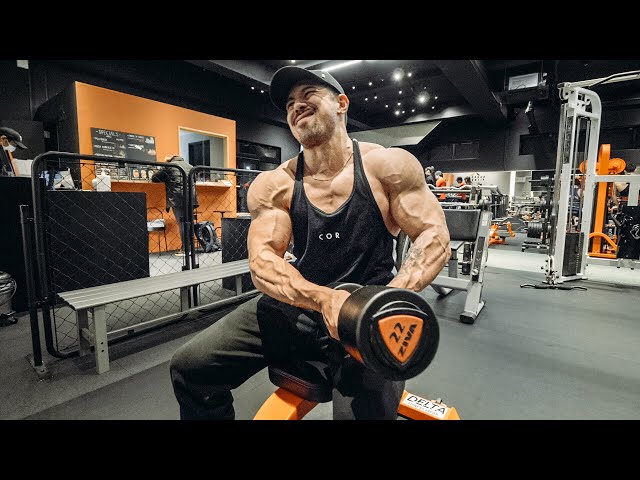 デカくなる腕トレ！全種目全セットノーカットでお見せします！ - YouTube