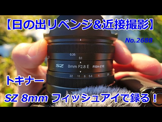 Sunrise Revenge & Close-up Photography] Recorded with the Tokina