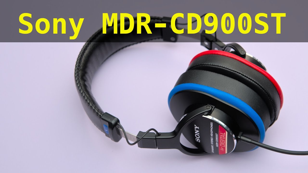 Sony MDR-CD900ST - YouTube