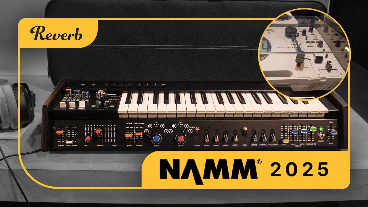 The New MiniKorg 700Sm & Handytraxx Turntables at NAMM 2025 - YouTube