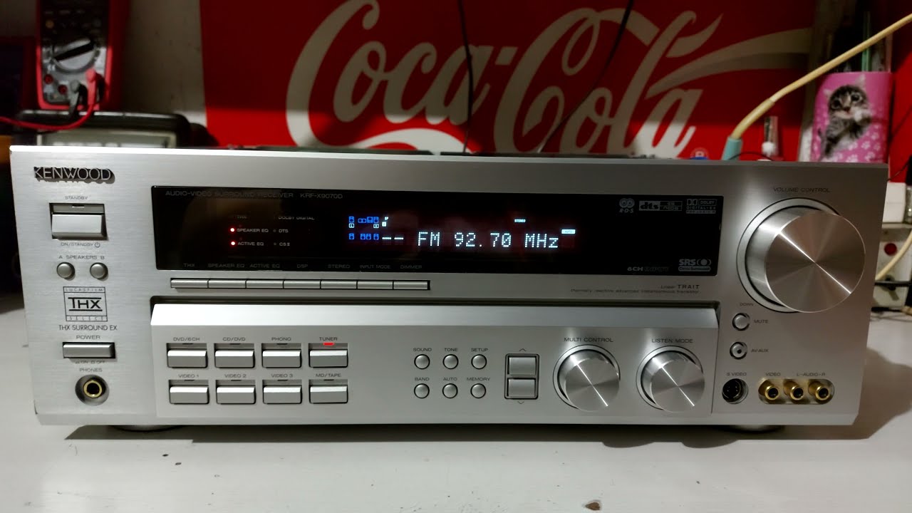KENWOOD KRF-X 9070D Silver Part 2 Test ○ - YouTube