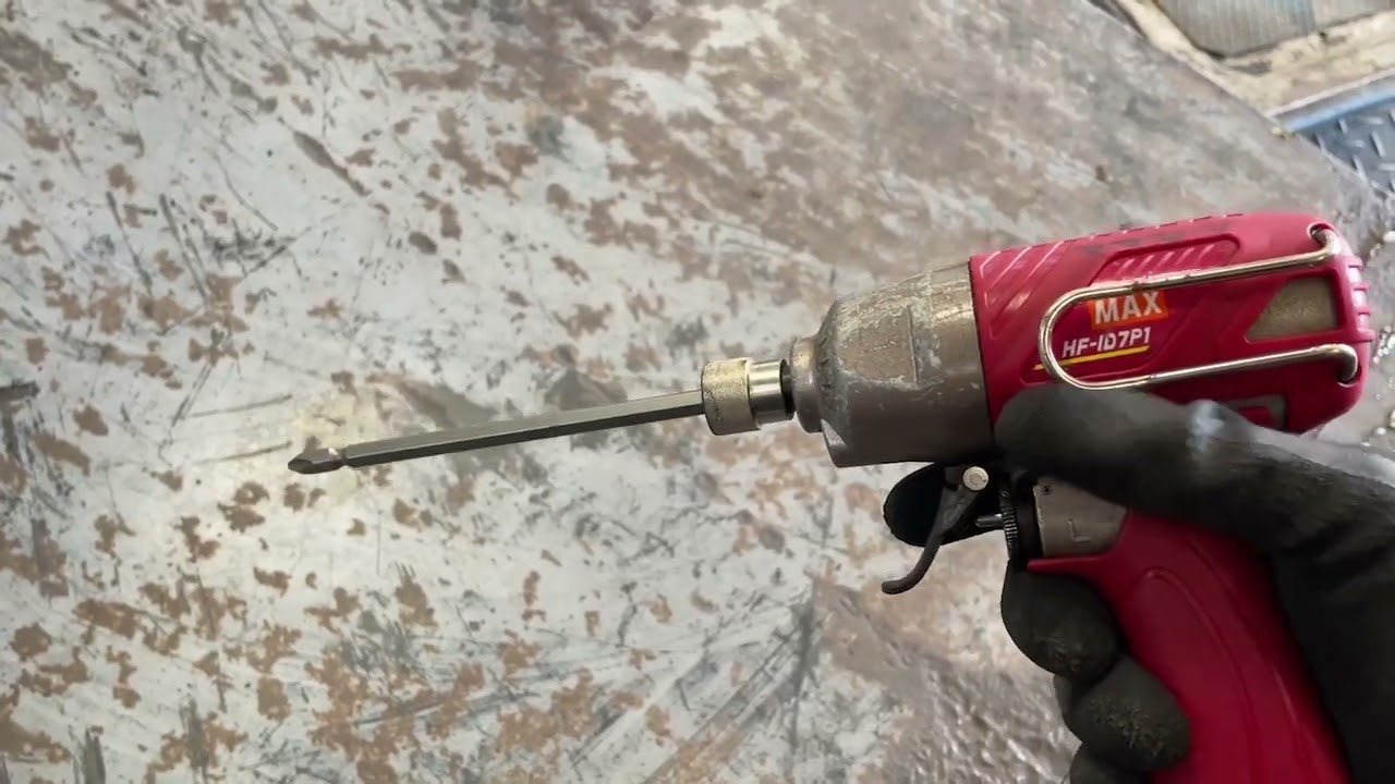 MAX マックス 高圧エアインパクトドライバー HF-ID7P1 動作確認動画