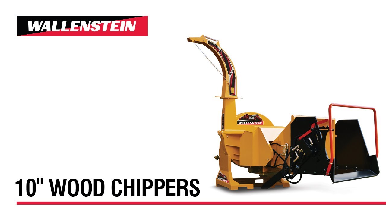 BX102R | Wood Chippers | Dual Hydraulic Roller Feed | Wallenstein