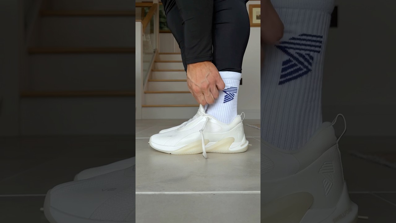 Gym and vegetables! Wearing the new RAD ONE V2's in triple white