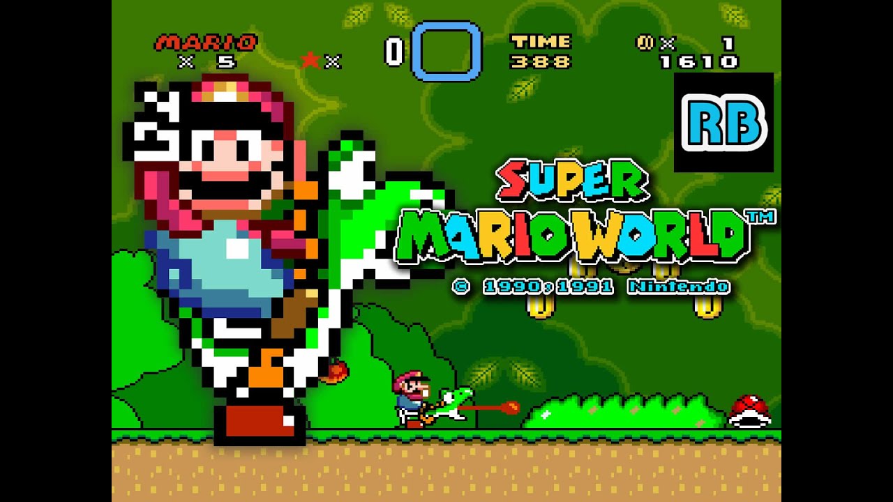 1991 [TAS 60fps] SNES Super Mario World Warps ALL - YouTube