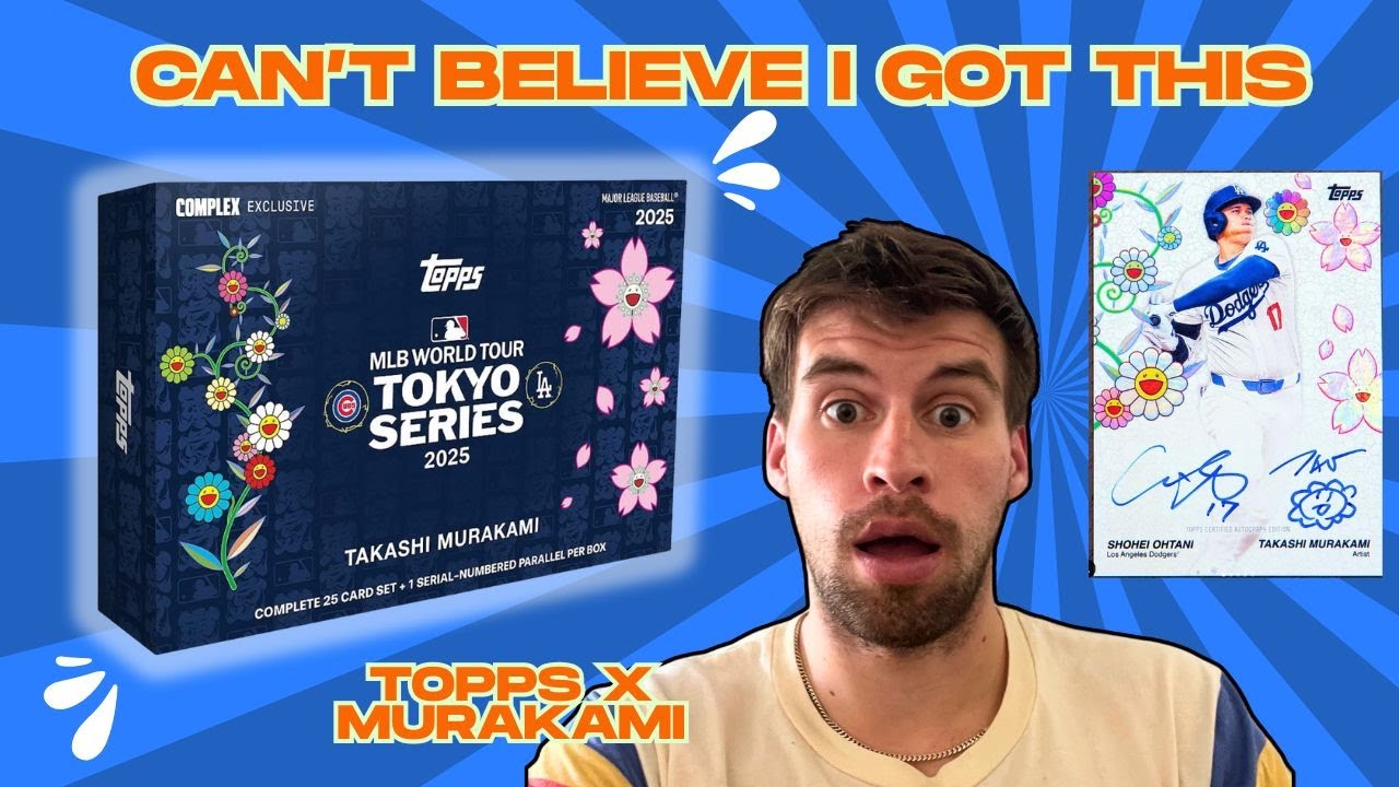 I OPENED THE SUPER RARE TOPPS X MURAKAMI MLB TOKYO SERIES BOX