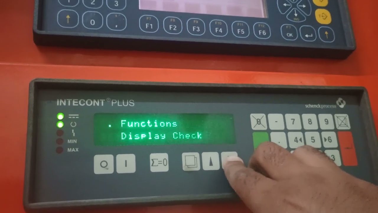 Schenck Intecont Plus SFF calibration - YouTube