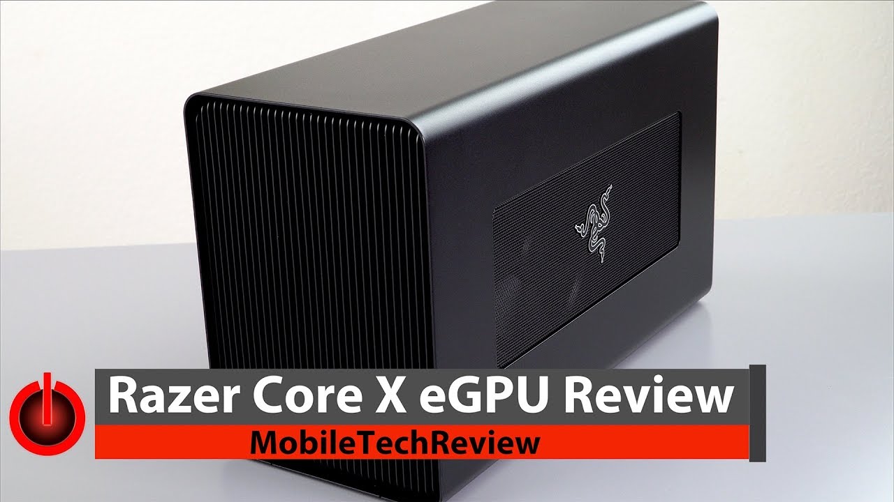 Razer Core X Review - Razer's New Cheaper Thunderbolt 3 eGPU - YouTube