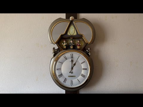 SEIKO Puppet RE515B からくり時計 - YouTube