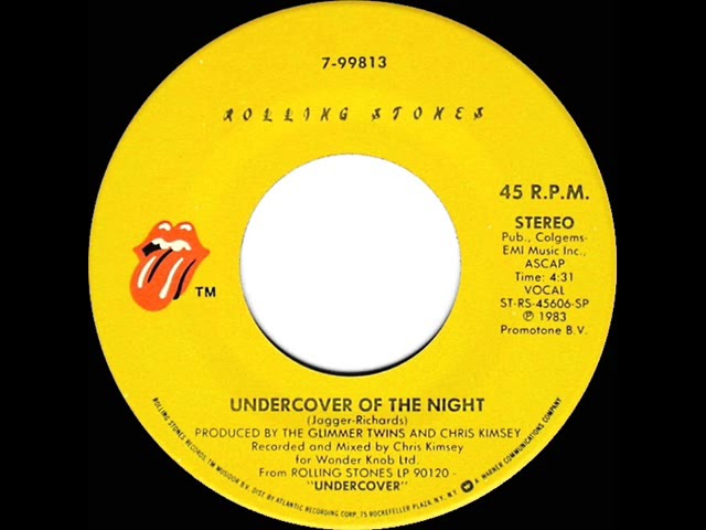 1983 HITS ARCHIVE: Undercover Of The Night - Rolling Stones